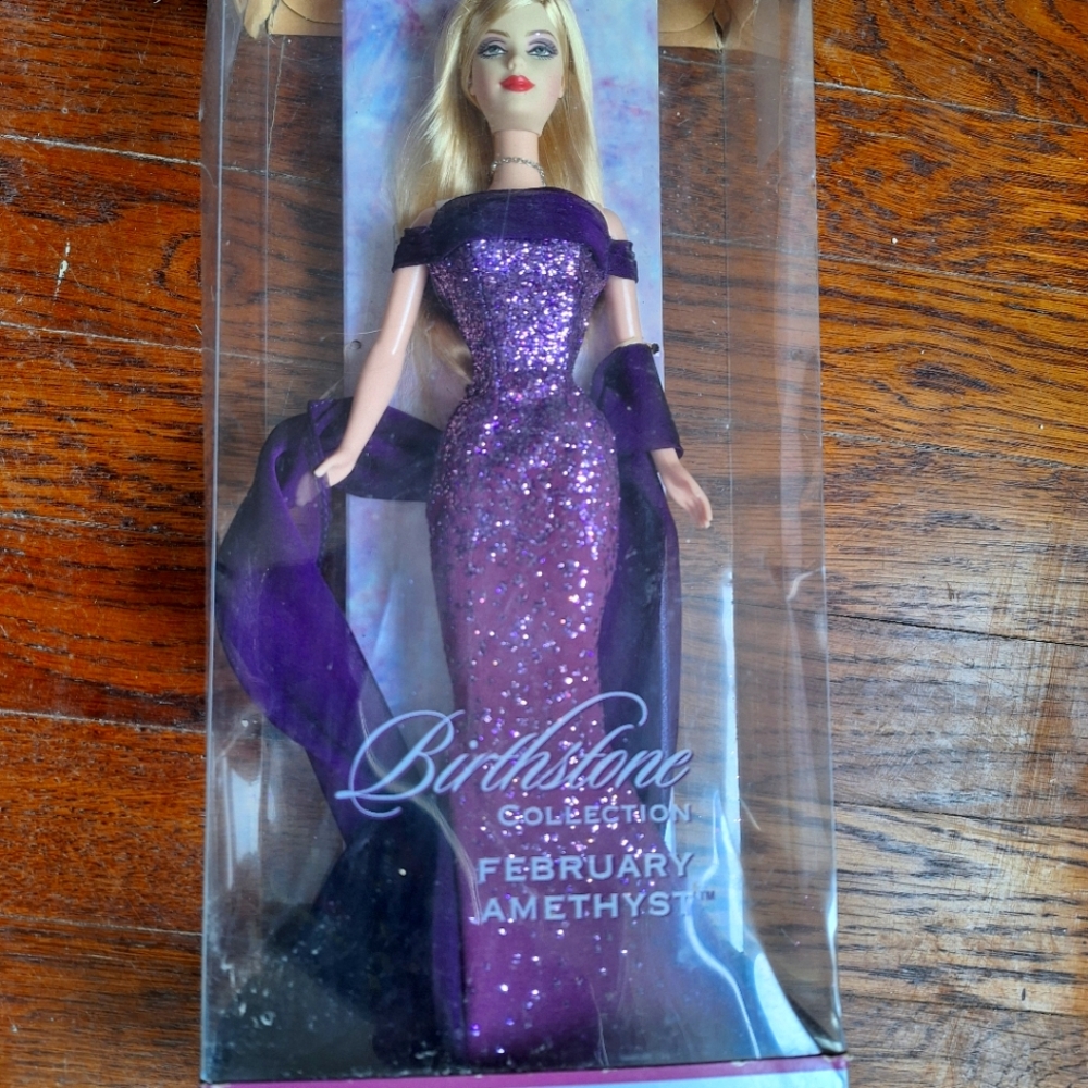 COPY - Amethyst Barbie, February  birthstone